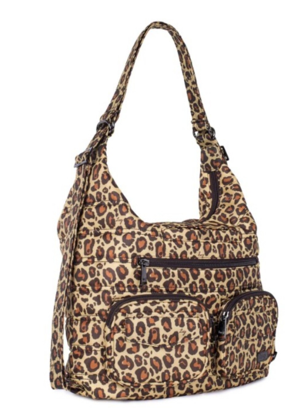 Lug Bag Zipliner 2 Cheetah Convertible Hobo Crossbody Shoulder Backpack NWOT